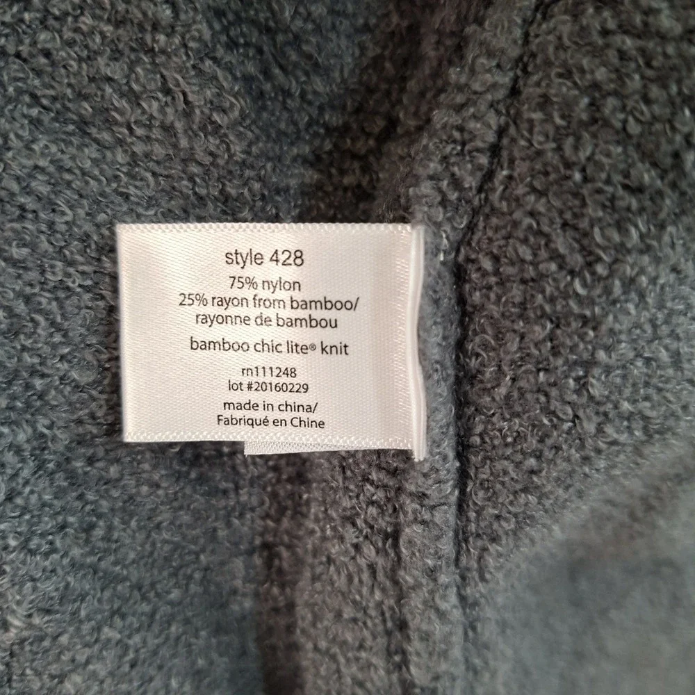 Barefoot Dreams Duster Cardigan XL Gray‎ Cozy Chic Lite Pockets Open Front